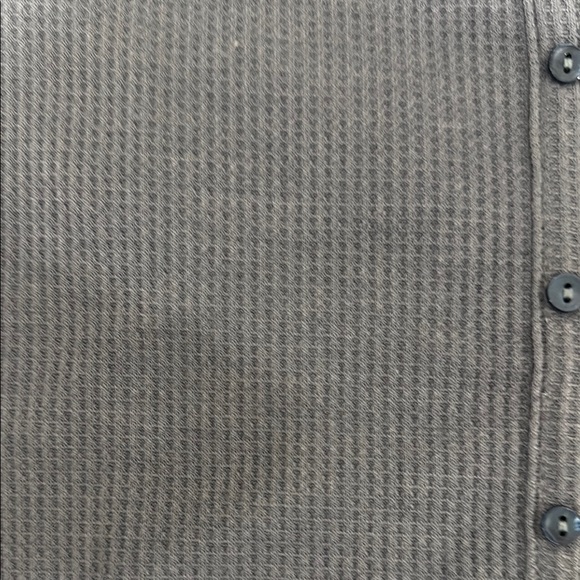 Gray Button-Up Ribbed T-Shirt - Picture 4 of 8
